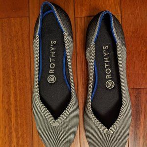 Rothy's  8.5 Flat  Black Checked